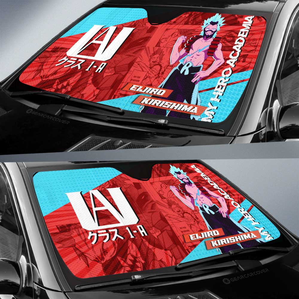 Eijiro Kirishima Car Sunshade Custom My Hero Academia Car Interior Accessories - Gearcarcover - 2