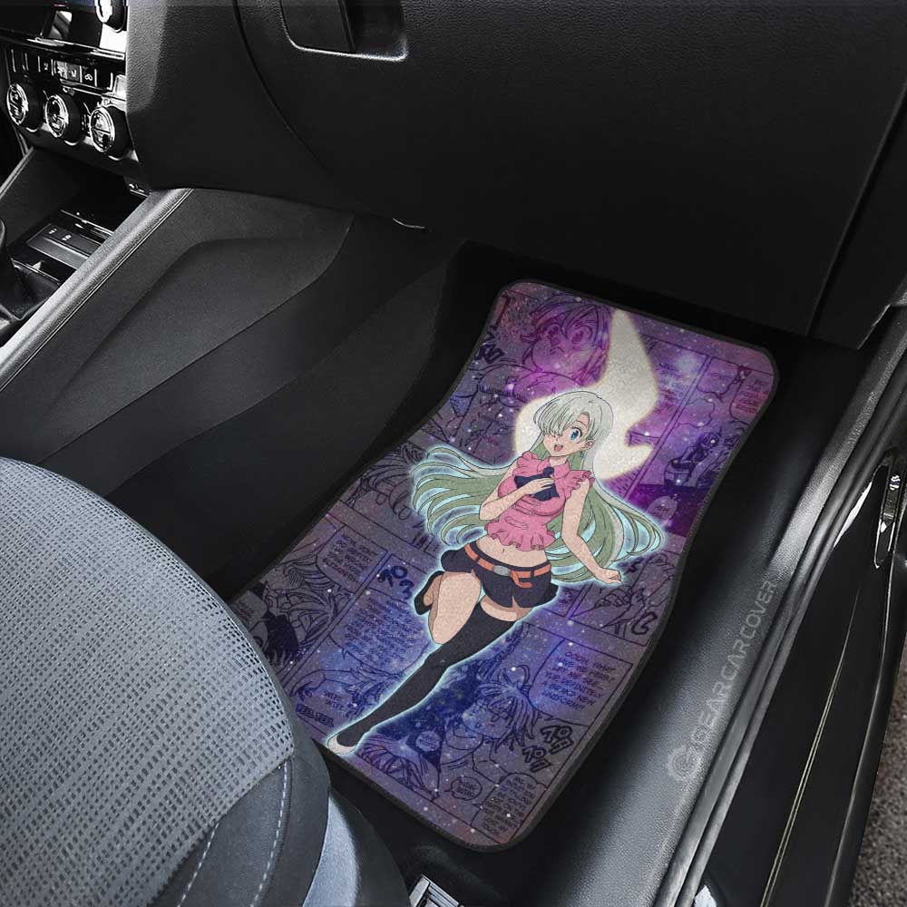 Elizabeth Liones Car Floor Mats Custom Seven Deadly Sins Anime Galaxy Manga Style - Gearcarcover - 4