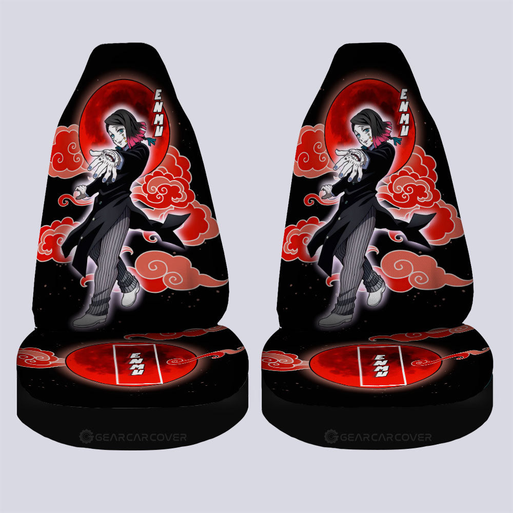Enmu Car Seat Covers Custom Demon Slayer Anime Car Accessories - Gearcarcover - 4