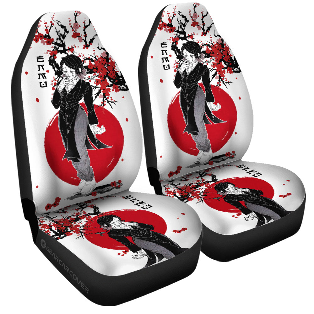 Enmu Car Seat Covers Custom Japan Style Demon Slayer Anime Car Accessories - Gearcarcover - 3