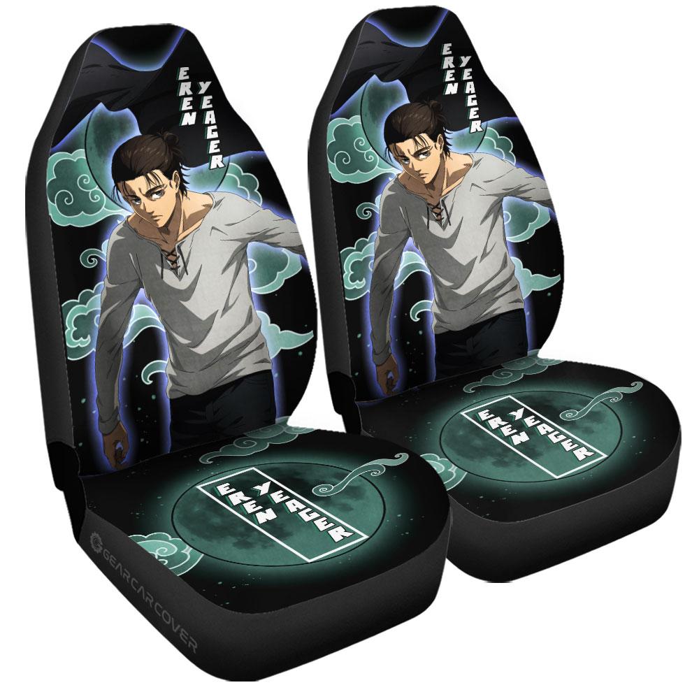 Eren Yeager Car Seat Covers Custom Attack On Titan Anime - Gearcarcover - 3