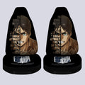 Eren Yeager Quotes Car Seat Covers Custom Attack On Titan Anime Car Accessories - Gearcarcover - 4
