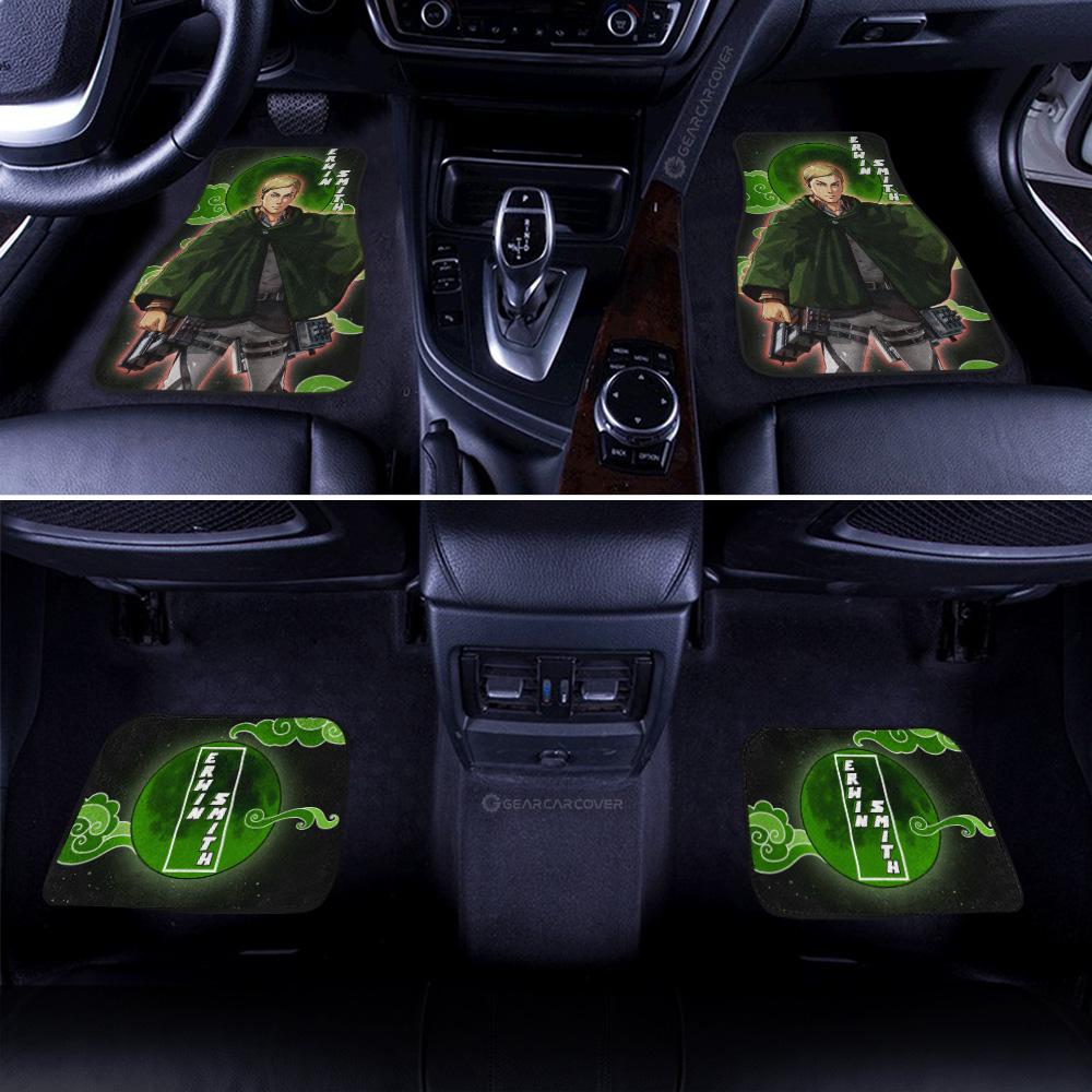 Erwin Smith Car Floor Mats Custom Attack On Titan Anime - Gearcarcover - 3