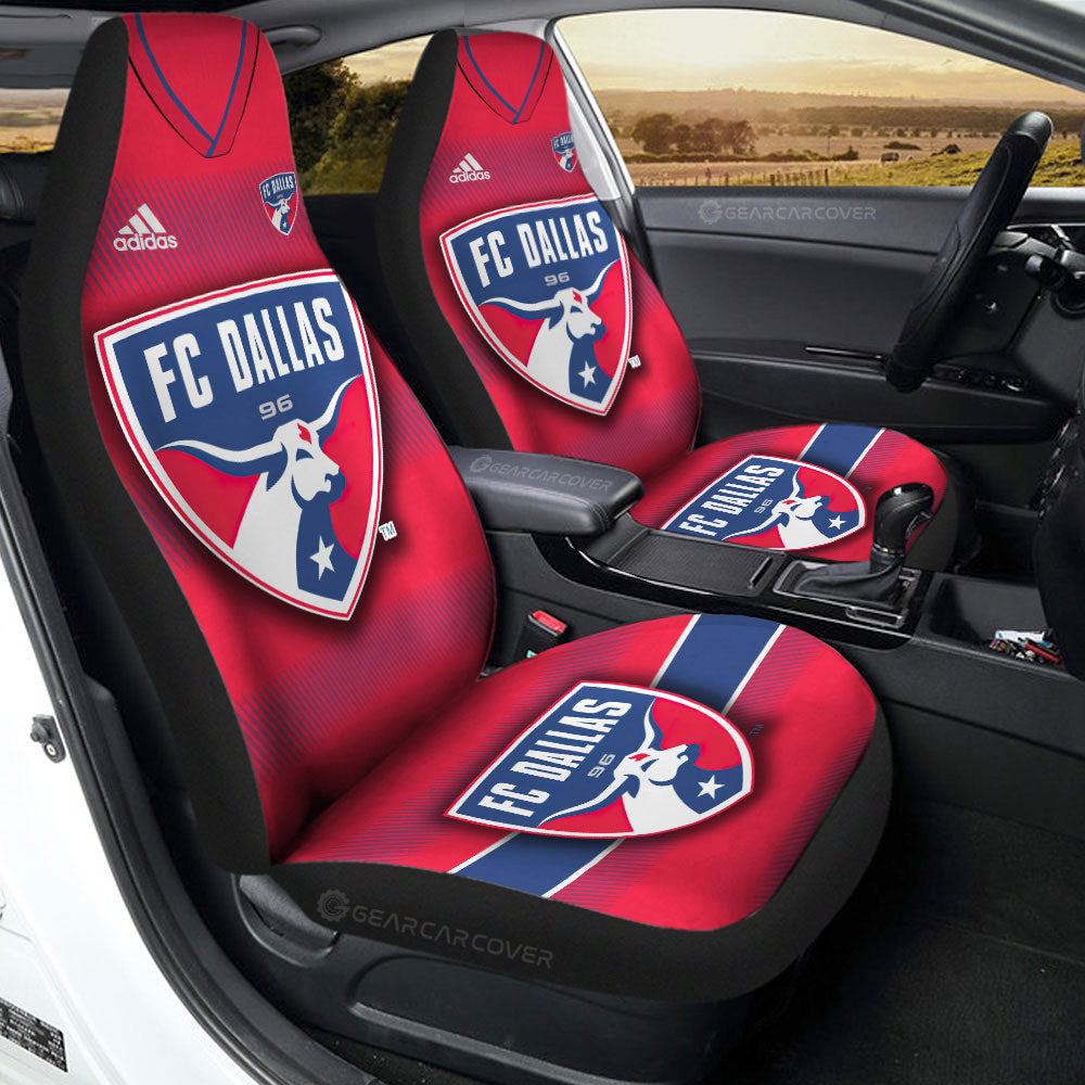 FC Dallas Car Seat Covers Custom Car Accessories For Fans - Gearcarcover - 3