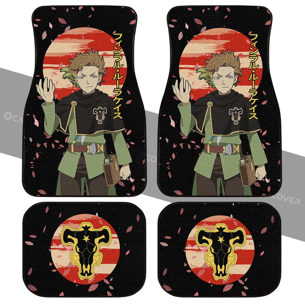 Finral Roulacase Car Floor Mats Custom Black Clover Anime Car Interior Accessories - Gearcarcover - 2