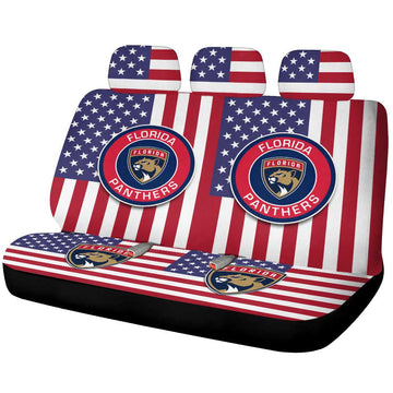Florida Panthers Car Back Seat Cover Custom Car Accessories - Gearcarcover - 1