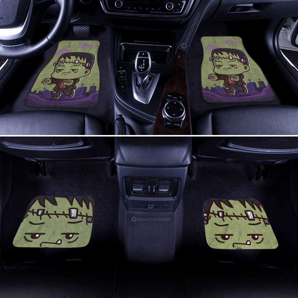 Frankenstein Car Floor Mats Custom Halloween Characters Car Accessories - Gearcarcover - 2