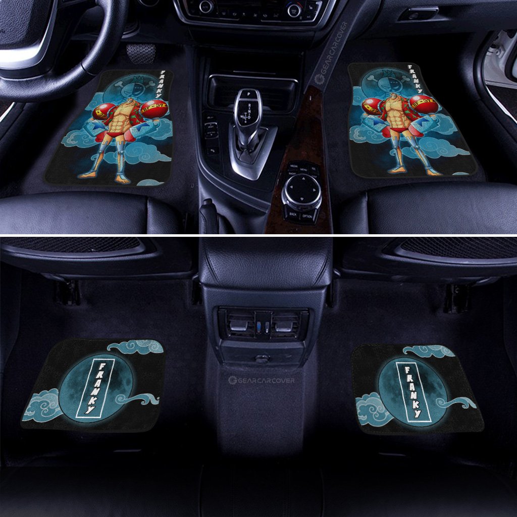 Franky Car Floor Mats Custom Anime One Piece Car Accessories For Anime Fans - Gearcarcover - 3