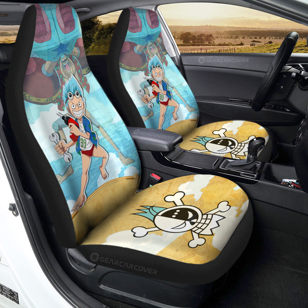 Franky Car Tumblers Cup Custom Anime One Piece Car Accessories