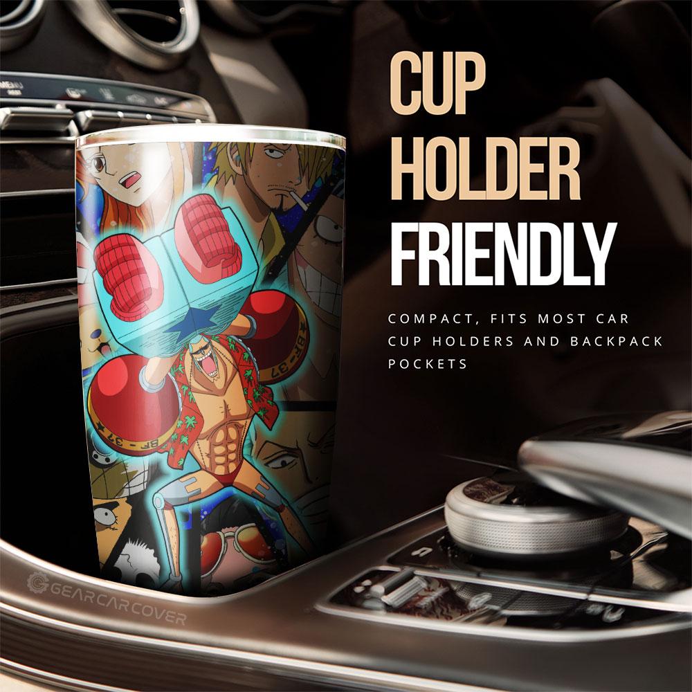 Franky Tumbler Cup Custom Anime One Piece Car Interior Accessories For Anime Fans - Gearcarcover - 2
