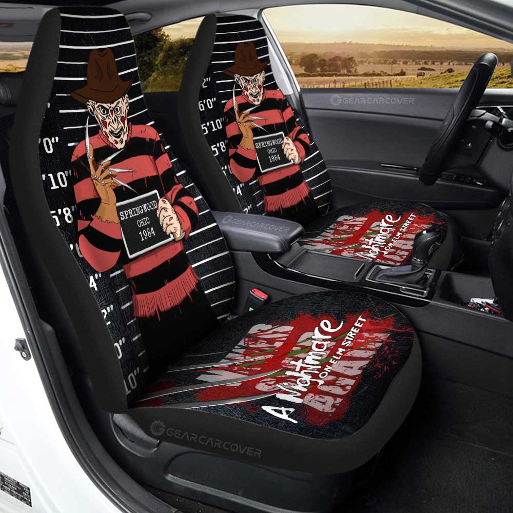 Freddy Krueger Car Seat Covers Custom Horror Characters Car Accessories - Gearcarcover - 3