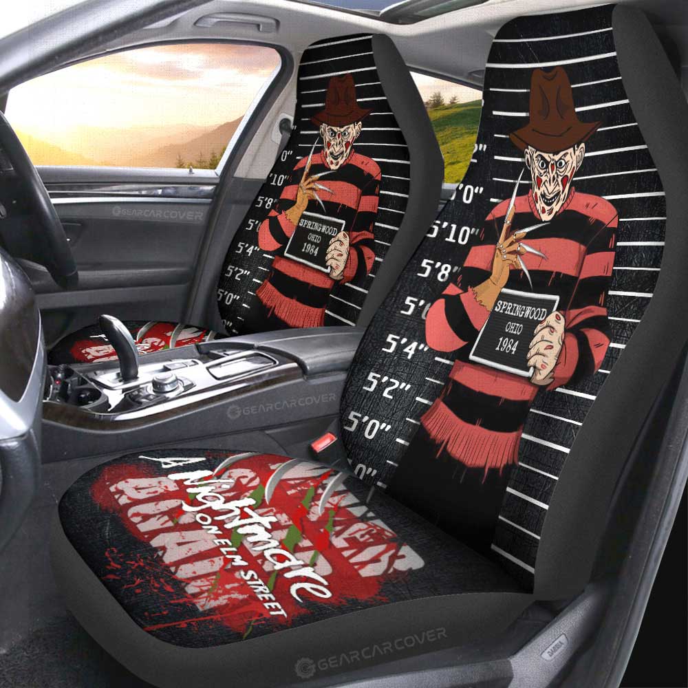 Freddy Krueger Car Seat Covers Custom Horror Characters Car Accessories - Gearcarcover - 4