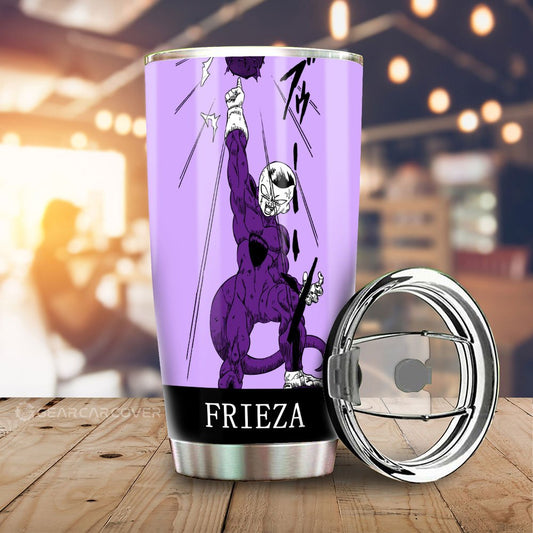 Frieza Tumbler Cup Custom Dragon Ball Anime Manga Color Style - Gearcarcover - 2