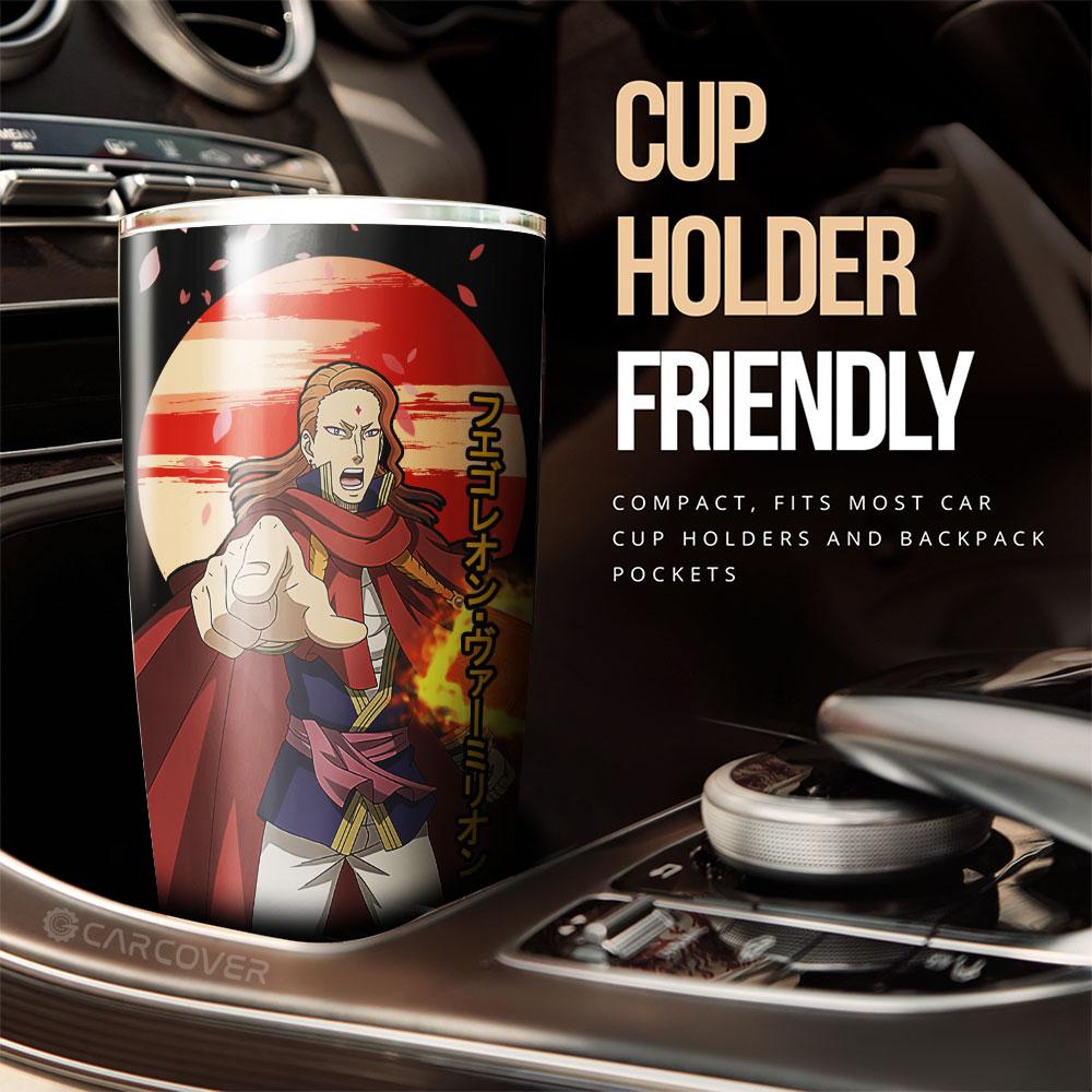 Fuegoleon Vermillion Tumbler Cup Custom Anime Black Clover Car Accessories - Gearcarcover - 2