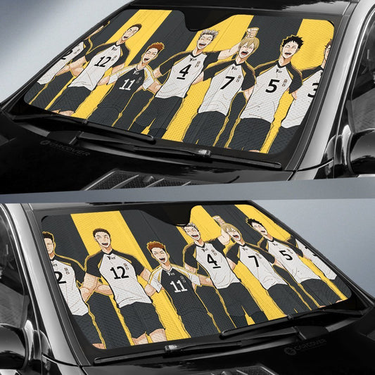 Fukurodani Academy Car Sunshade Custom Anime Haikyuu Car Accessories - Gearcarcover - 2