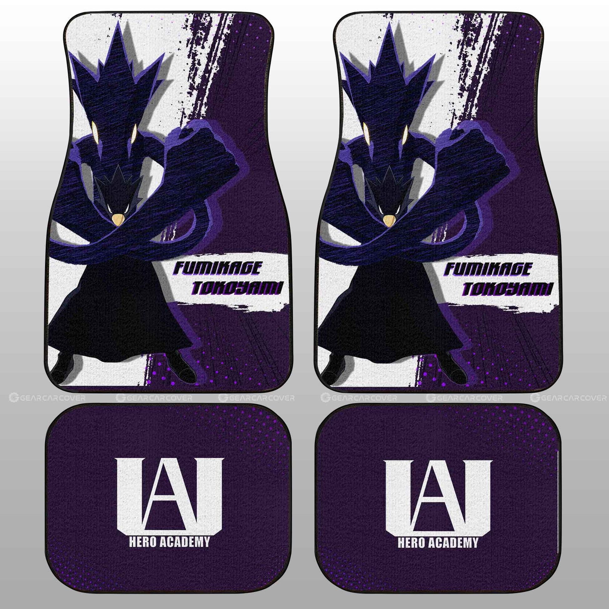 Fumikage Tokoyami Car Floor Mats Custom For My Hero Academia Anime Fans - Gearcarcover - 2