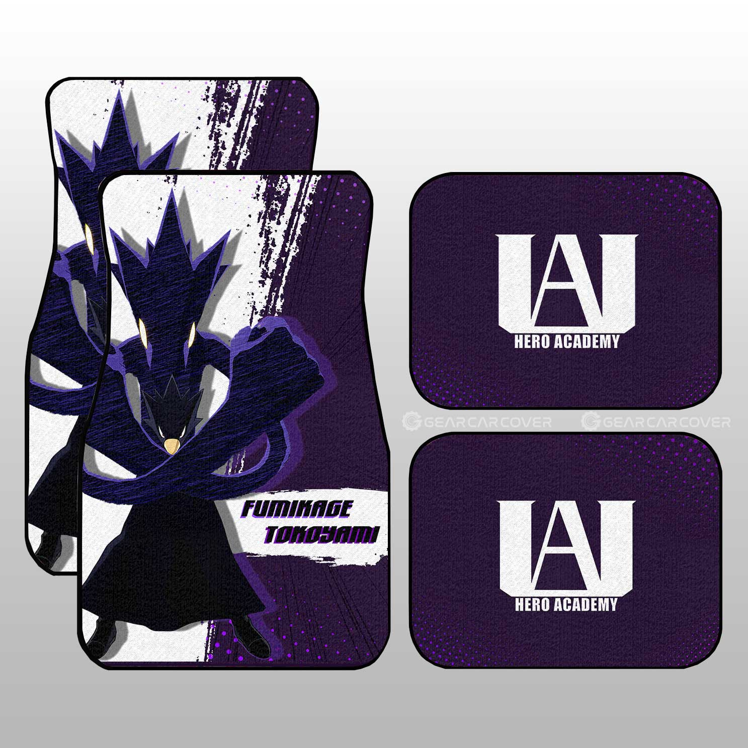 Fumikage Tokoyami Car Floor Mats Custom For My Hero Academia Anime Fans - Gearcarcover - 1