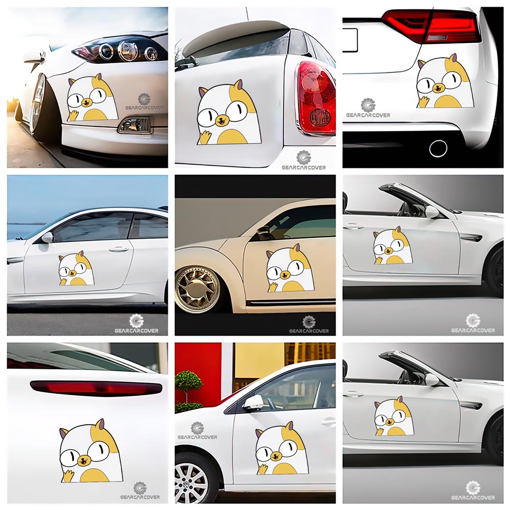 Funny Cake Car Sticker Custom Adventure Time - Gearcarcover - 2