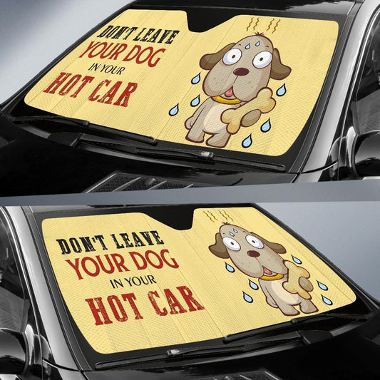 Funny Dog Car Sunshade Custom Car Interior Accessories - Gearcarcover - 2