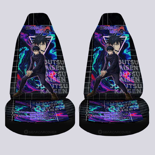 Fushiguro Megumi Car Seat Covers Custom Jujutsu Kaisen Anime Car Accessories - Gearcarcover - 2