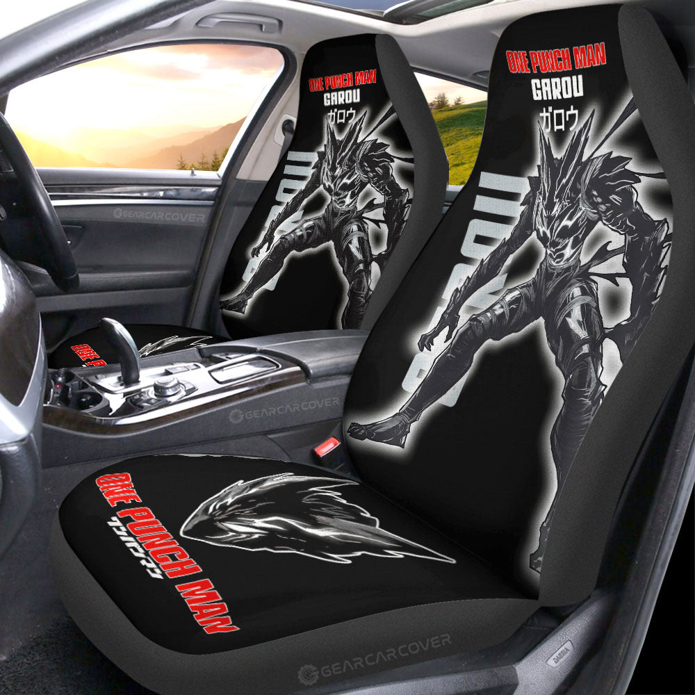 Garou Car Seat Covers Custom One Punch Man Anime Car Accessories - Gearcarcover - 4