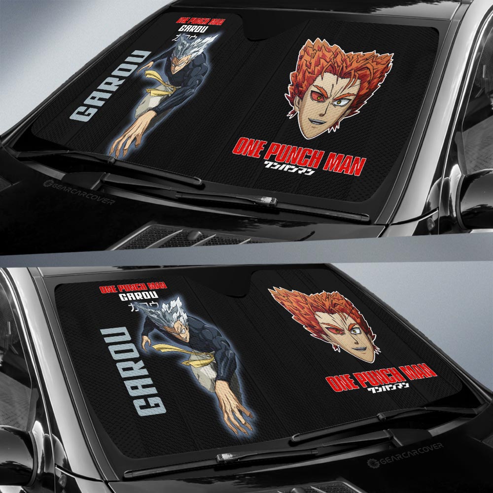 Garou Car Sunshade Custom One Punch Man Anime Car Interior Accessories - Gearcarcover - 3