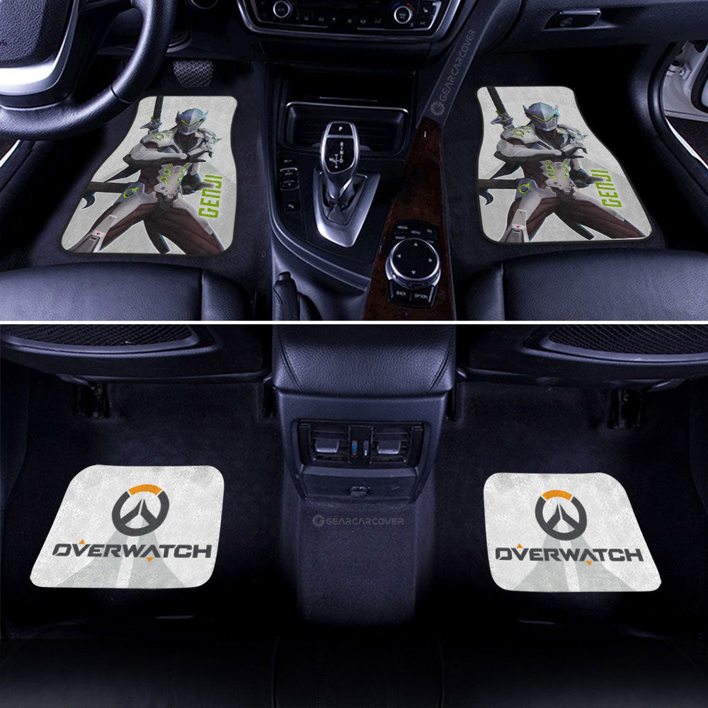Genji Car Floor Mats Custom Overwatch - Gearcarcover - 2