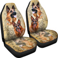 German Shepherd Car Seat Covers Custom Vintage Car Accessories For Dog Lovers - Gearcarcover - 4