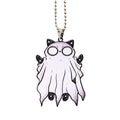 Ghost Kitty Halloween Ornament Custom Car Accessories - Gearcarcover - 1