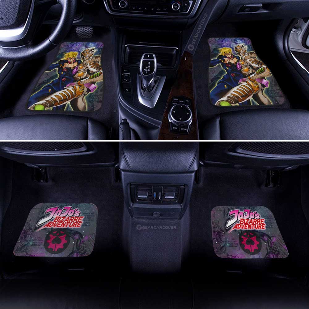 Giorno Giovanna Car Floor Mats Custom Galaxy Manga JJBA Anime - Gearcarcover - 3