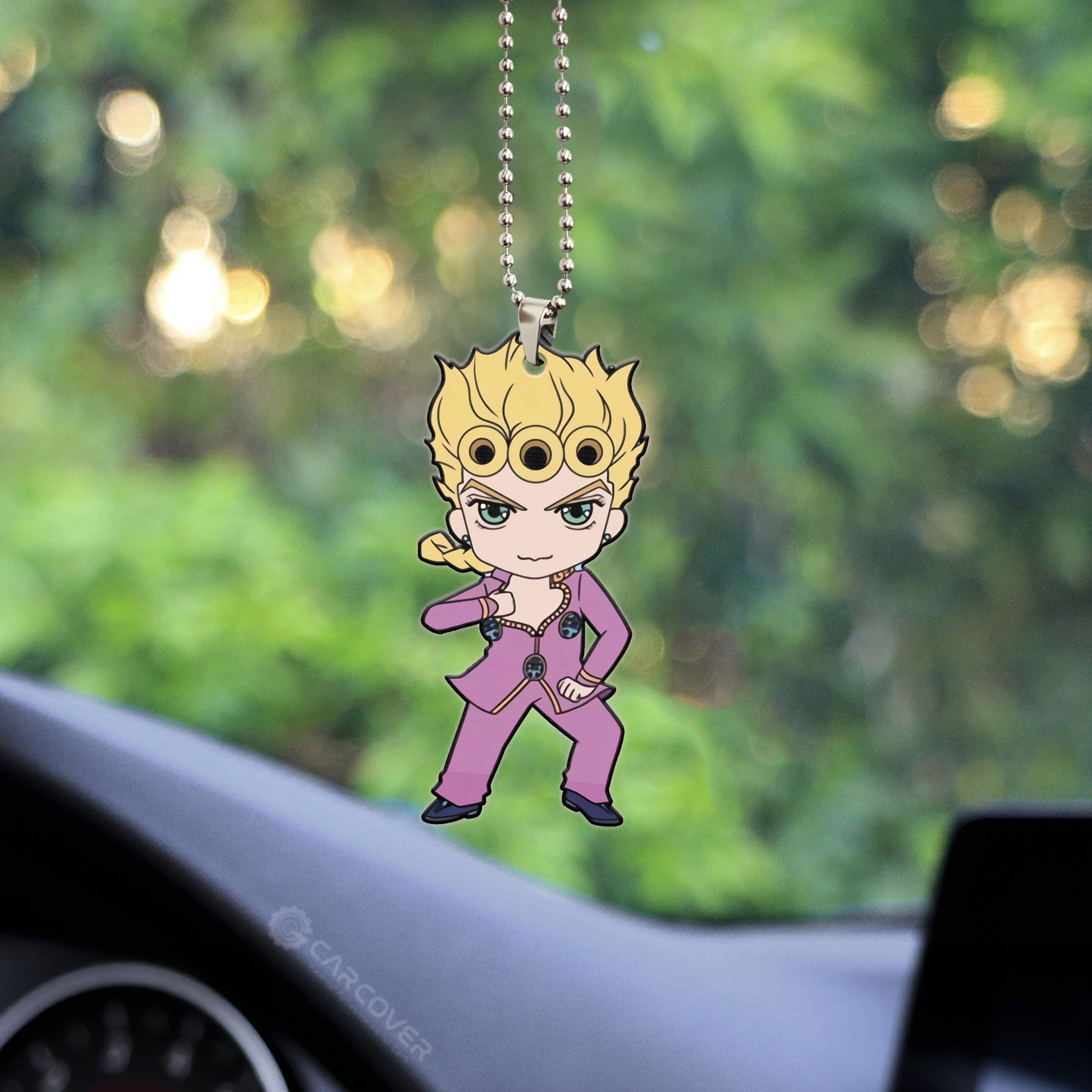Giorno Giovanna Ornament Custom Anime JoJo's Bizarre Adventure Car Interior Accessories - Gearcarcover - 2