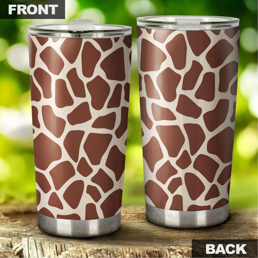 Giraffe Tumbler Stainless Steel Skin Pattern - Gearcarcover - 3