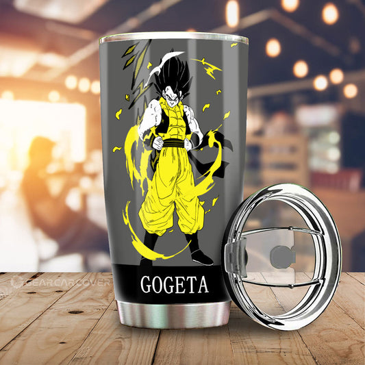 Gogeta Tumbler Cup Custom Dragon Ball Anime Manga Color Style - Gearcarcover - 2