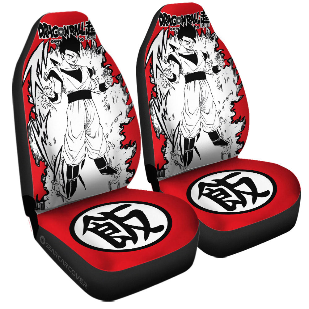 Gohan Car Seat Covers Custom Dragon Ball Anime Car Accessories Manga Style For Fans - Gearcarcover - 3