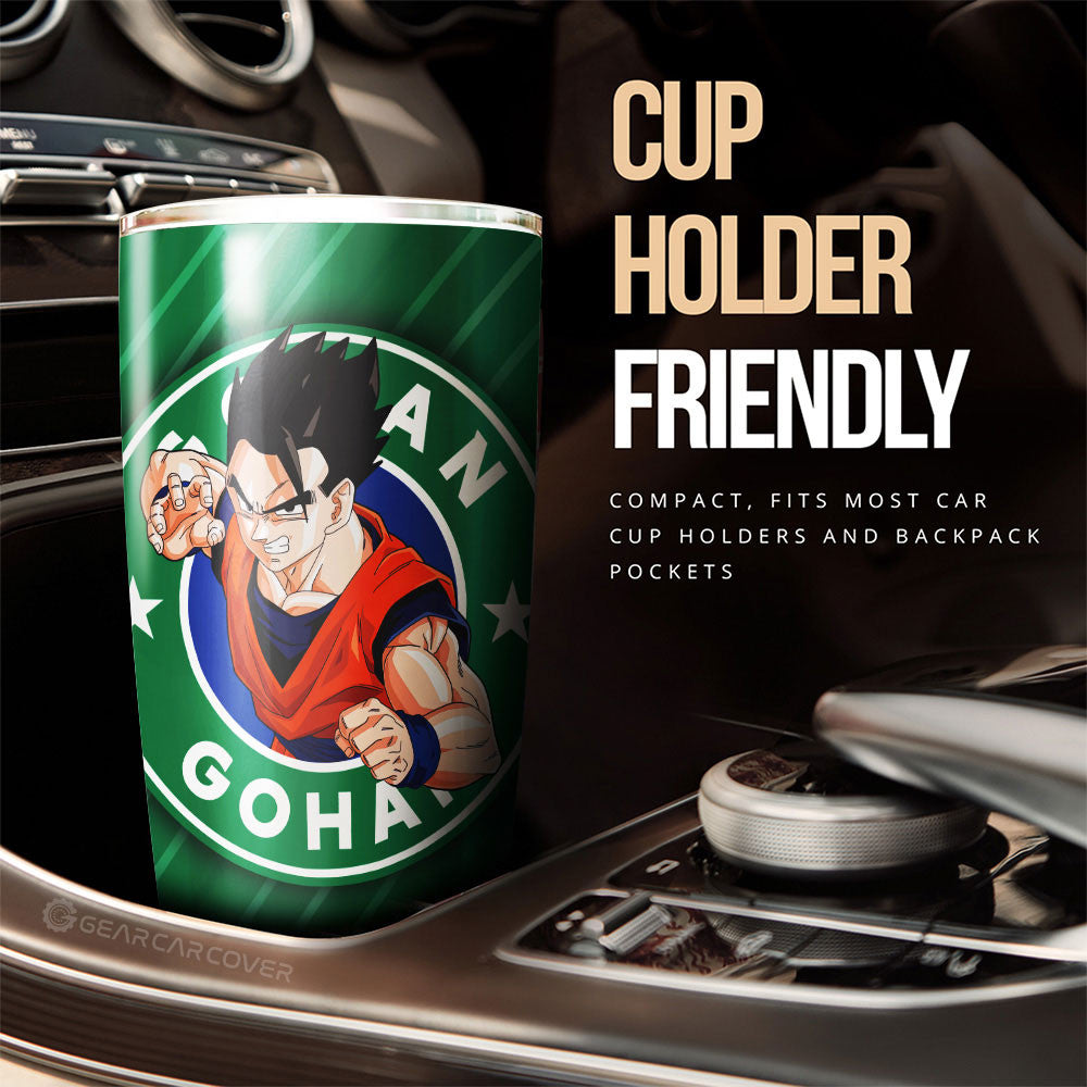 Gohan Tumbler Cup Custom Dragon Ball Anime Car Accessories - Gearcarcover - 2