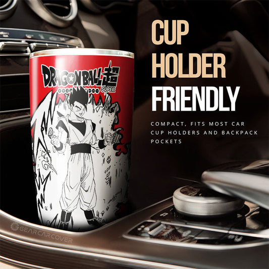 Gohan Tumbler Cup Custom Dragon Ball Anime Car Accessories Manga Style For Fans - Gearcarcover - 2