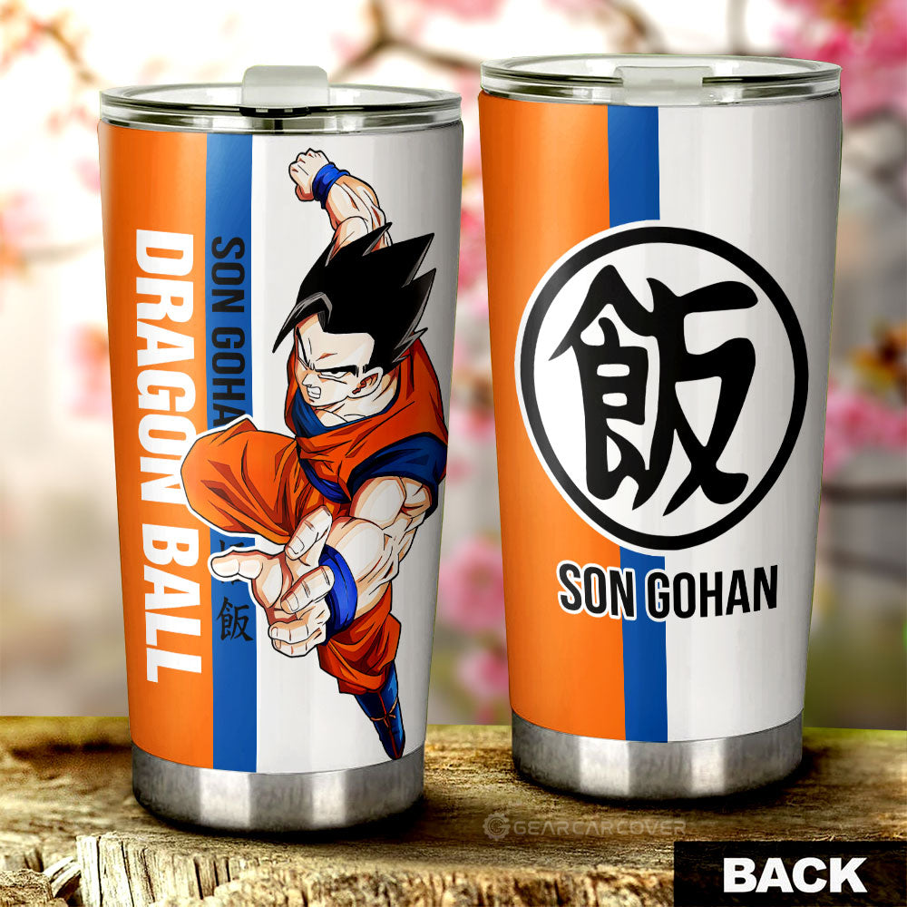 Gohan Tumbler Cup Custom Dragon Ball Car Accessories For Anime Fans - Gearcarcover - 3