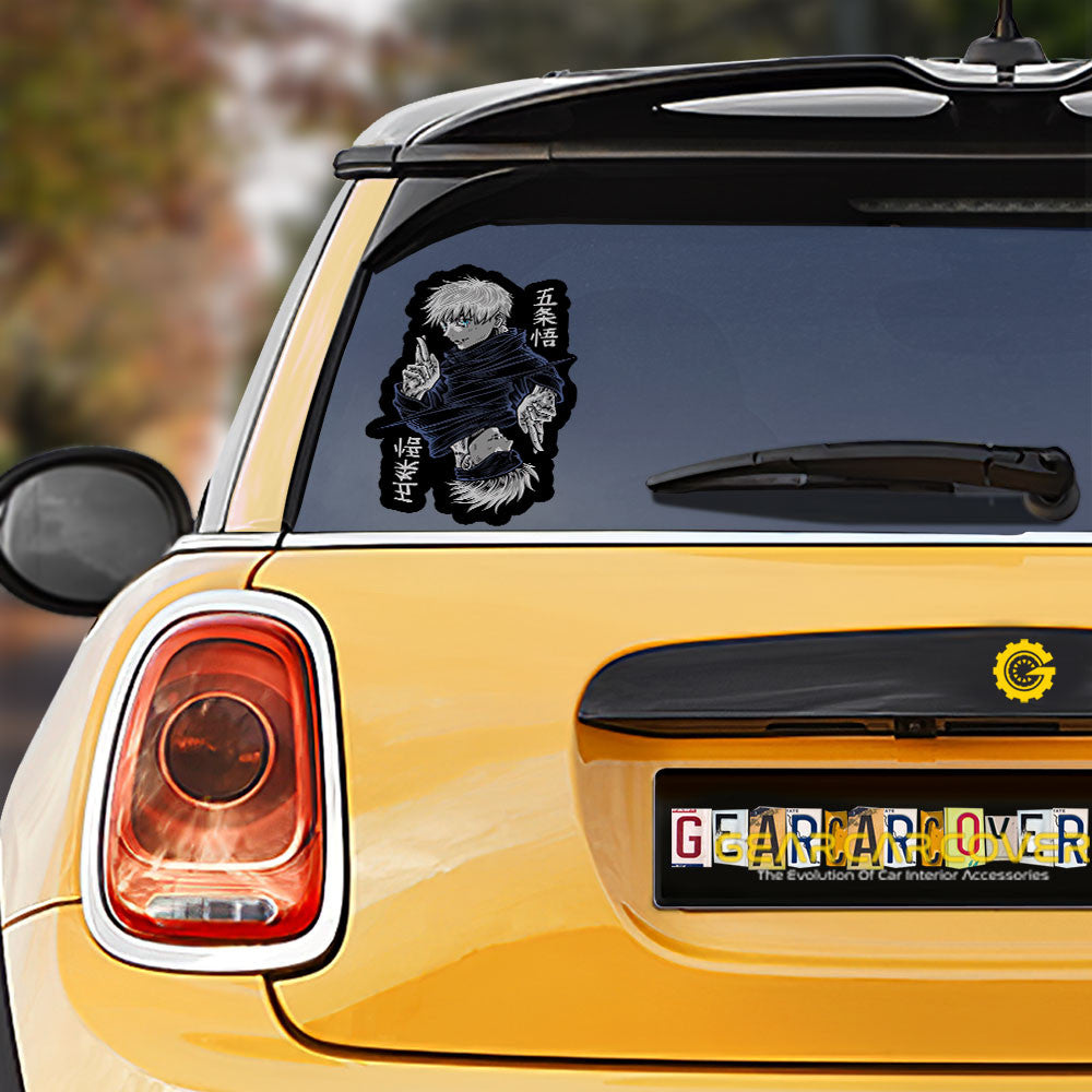 Gojo Car Sticker Custom Jujutsu Kaisen Anime Car Accessories - Gearcarcover - 1