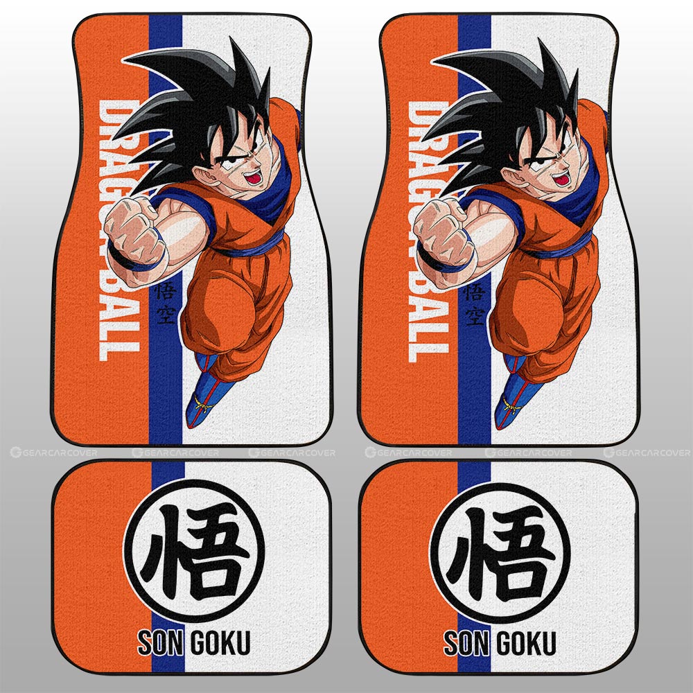 Goku Car Floor Mats Custom Dragon Ball Car Accessories For Anime Fans - Gearcarcover - 2