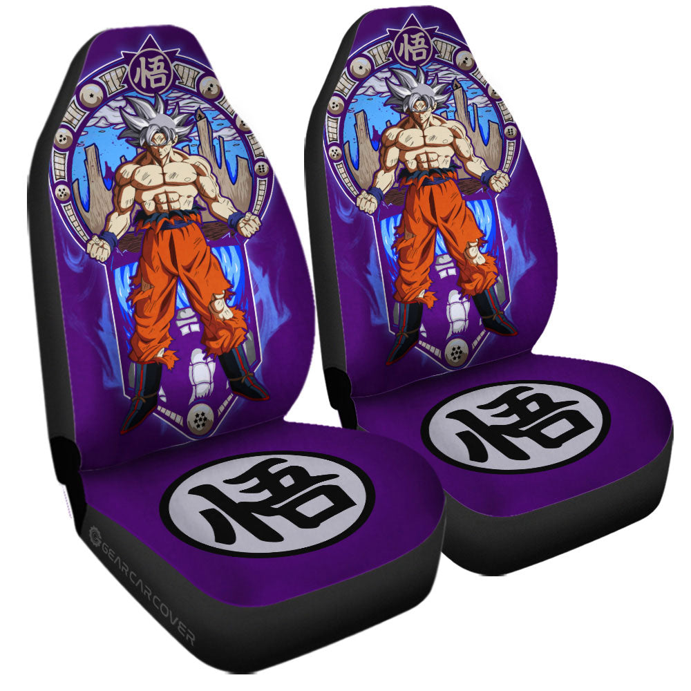 Goku Ultra Instinct Car Seat Covers Custom Dragon Ball Car Interior Accessories - Gearcarcover - 3