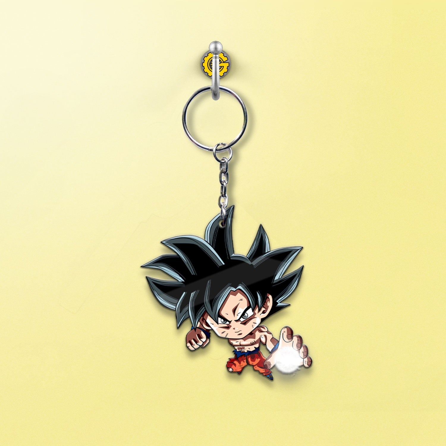 Goku Ultra Instinct Keychain Custom Dragon Ball Anime Car Accessories - Gearcarcover - 2