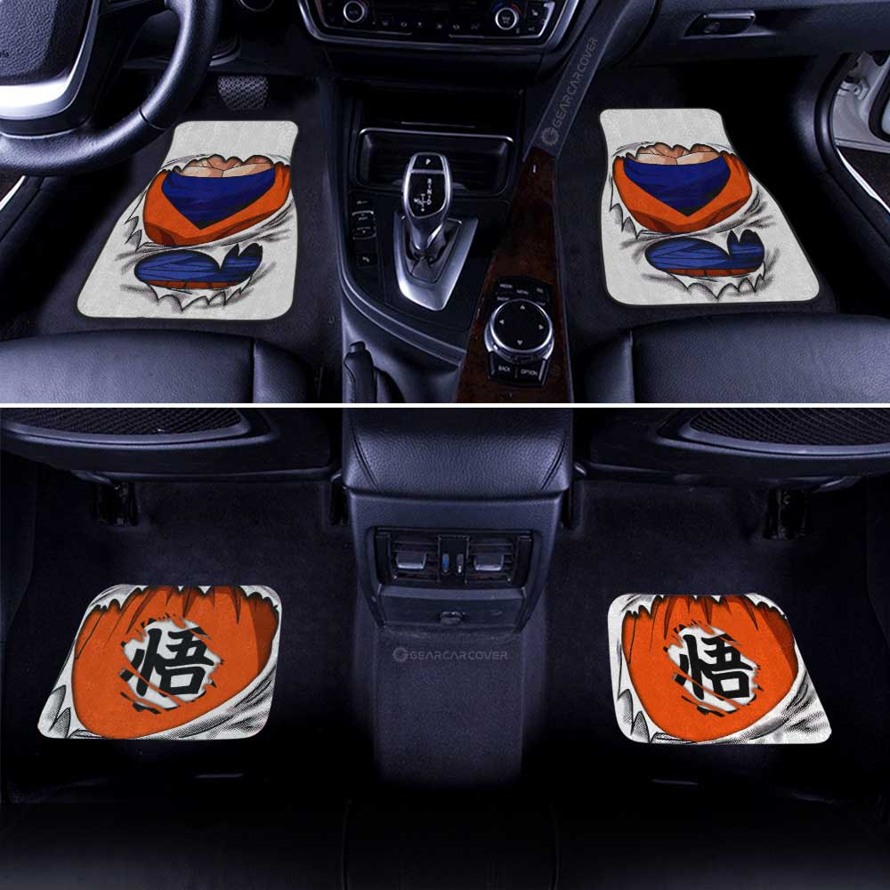 Goku Uniform Car Floor Mats Custom Dragon Ball Anime - Gearcarcover - 2