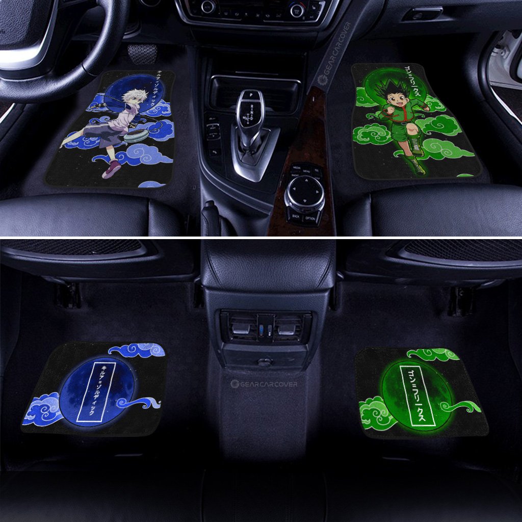 Gon Freecss And Killua Zoldyck Car Floor Mats Custom Hunter x Hunter Anime Car Accessories - Gearcarcover - 3