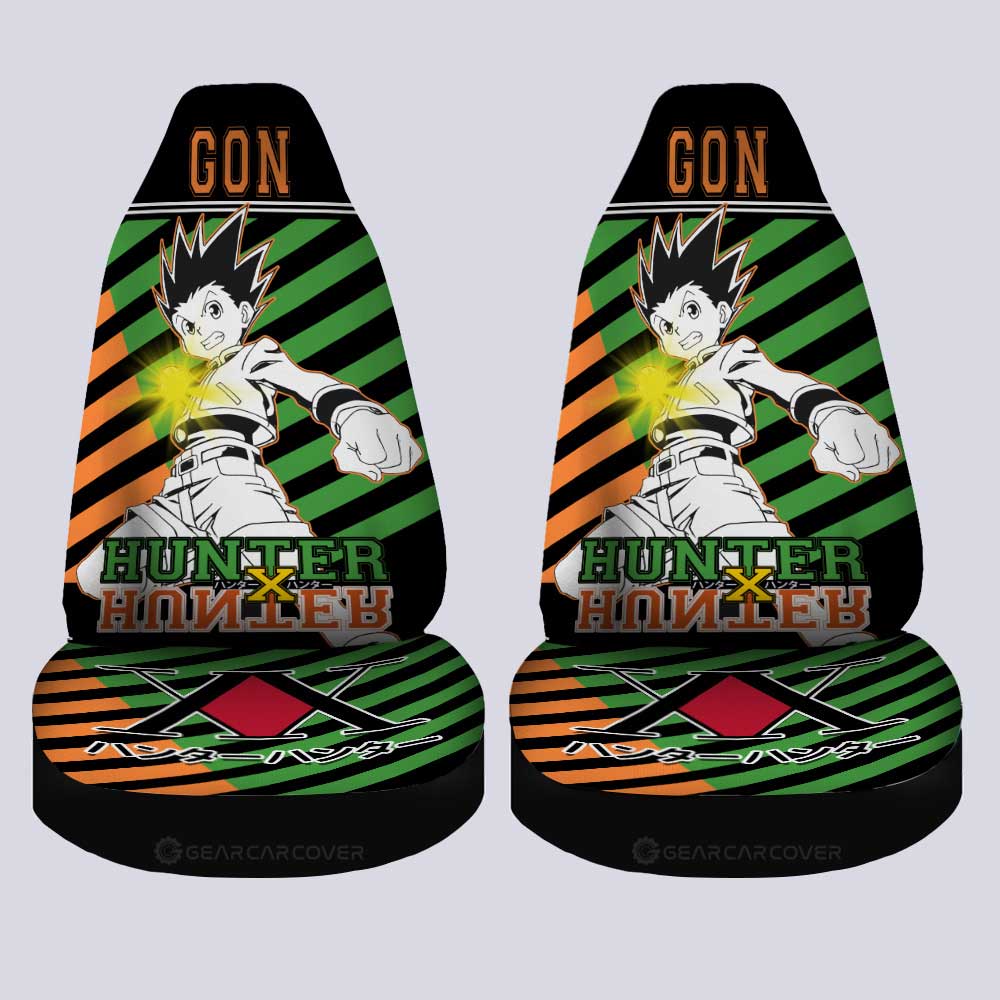 Gon Freecss Car Seat Covers Custom Hunter x Hunter Anime Car Accessories - Gearcarcover - 2