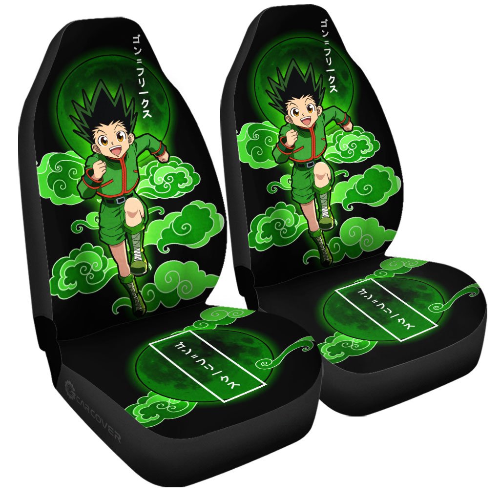 Gon Freecss Car Seat Covers Custom Hunter x Hunter Anime Car Accessories - Gearcarcover - 3