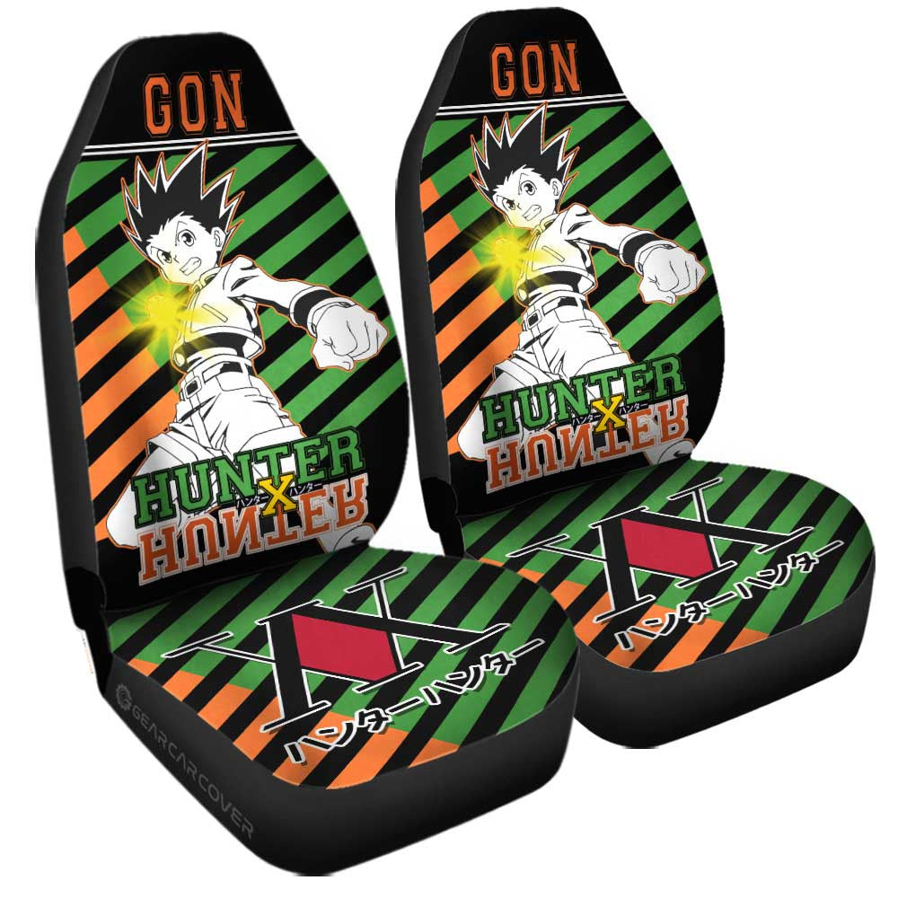 Gon Freecss Car Seat Covers Custom Hunter x Hunter Anime Car Accessories - Gearcarcover - 1