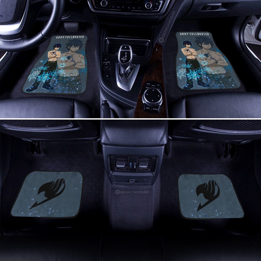 Gray Fullbuster Car Floor Mats Custom Fairy Tail Anime Car Accessories - Gearcarcover - 3
