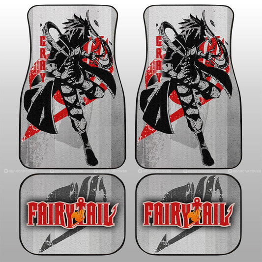 Gray Fullbuster Car Floor Mats Custom Fairy Tail Anime Car Interior Accessories - Gearcarcover - 1