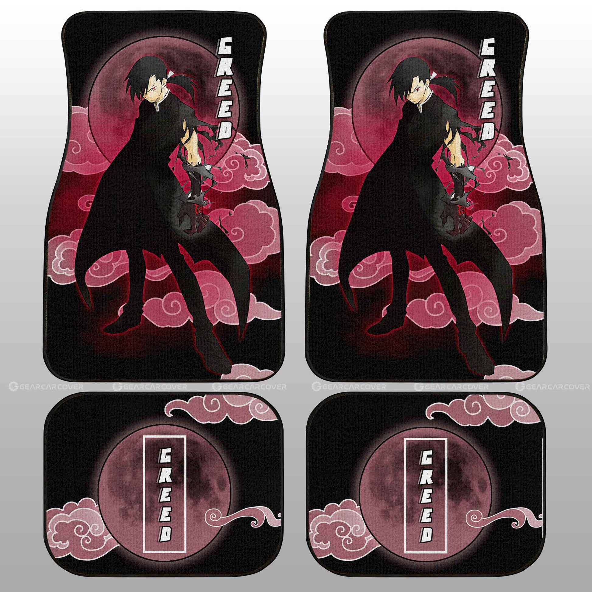 Greed Car Floor Mats Custom Fullmetal Alchemist Anime Car Interior Accessories - Gearcarcover - 2
