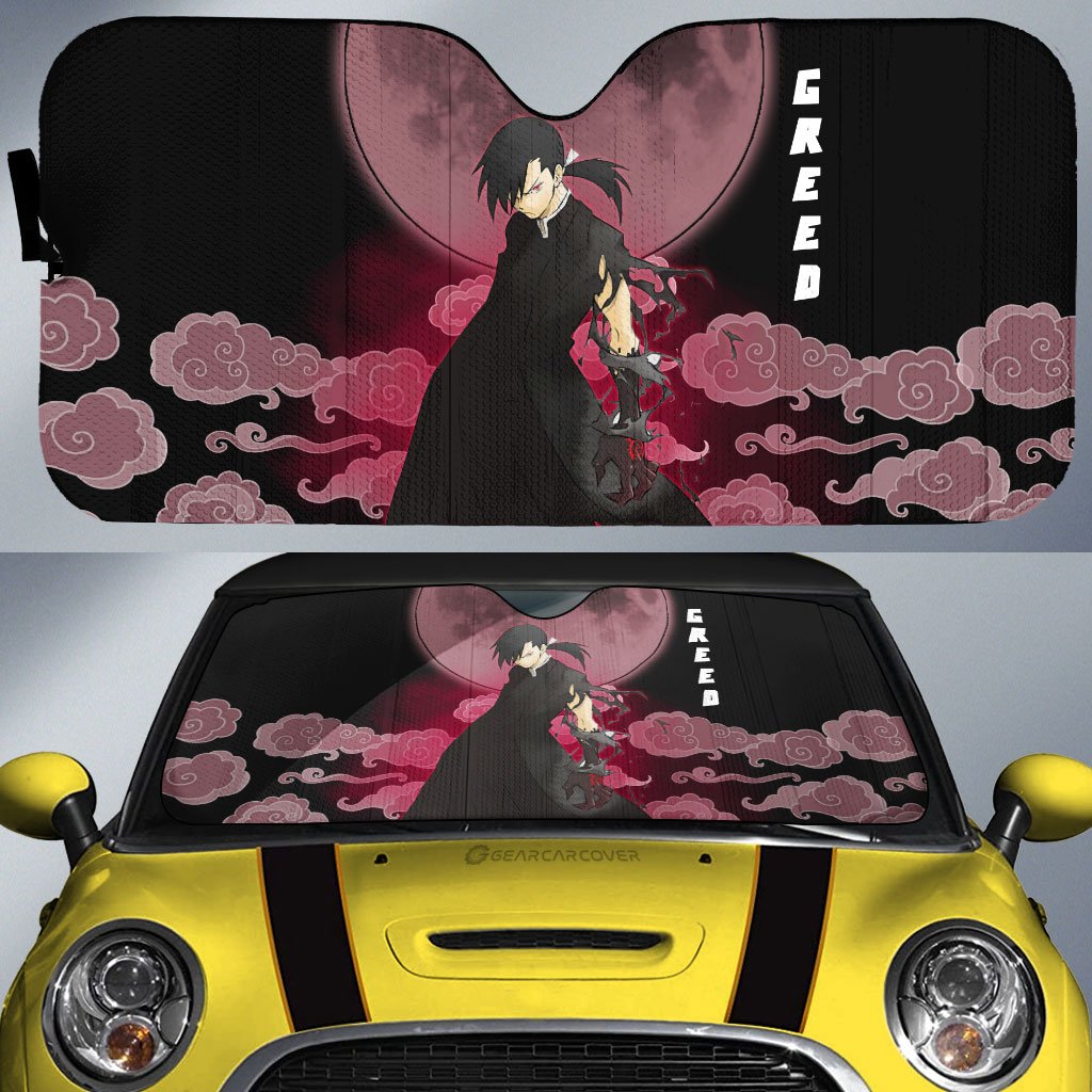 Greed Car Sunshade Custom Fullmetal Alchemist Anime Car Accessories - Gearcarcover - 1